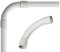 CURVA di raccordo 90° per tubo rigido tenuta stagna Ø 16 mm IP40 in PVC grigio (4 PEZZI)