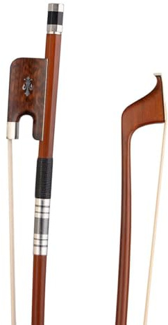 French Style Double Bass Bow 3/4 Brazilian Wood Stick Snake Wood Frog