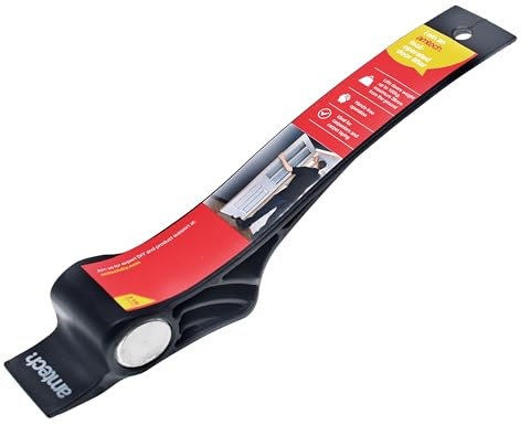 Amtech - Foot-Operated Door Lifter, Durable, Non-Marring to Protect Doors, Easy to Use with Doors up to 100kg, Hands-Free DIY, Compact and Lightweight, Includes Hanging Hole