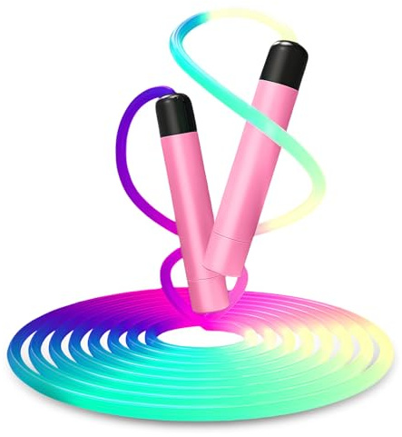 Flintronic hopprep, upplyst hopprep, rosa