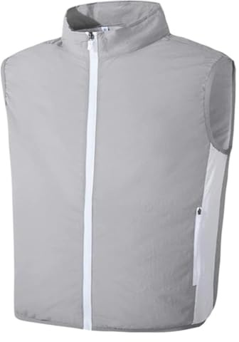 Kylväst Fläktjacka Luftkonditionering Flerfärgad S-3XL Utomhusarbete | Gray,XXL