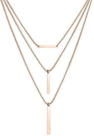 Liebeskind Berlin Layering-Halskette LJ-0447-N-47 IP Roségold
