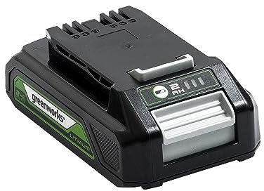 Greenworks 24V Battery. Original Greenworks 24V Power Supply 2Ah Powerful Lithium-Ion Battery. Lightweight Design with 3-Stage Charge Level Control. 2 Year Warranty G24B2