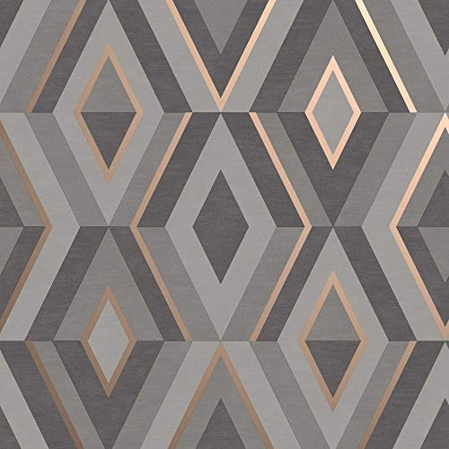 Shard Geo Charcoal/Rose