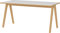 Germania Schreibtisch 4173-513 GW-Helsinki, in Weiß/Navarra-Eiche-Nb., Tischbeine aus Massivholz, 160 x 75 x 80 cm (BxHxT)