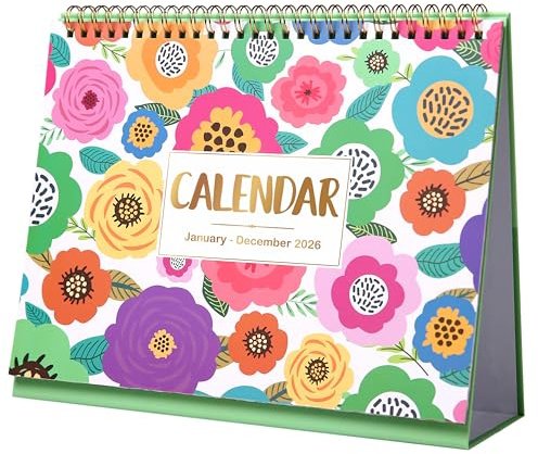 2027 Desk Calendar, 9.8 x 8.3, JAN 2027 - DEC 2027, Desktop Calendar