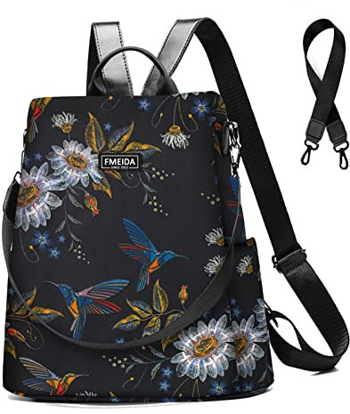 Fmeida Backpack Womens Anti Theft Travel Rucksack Shoulder Bag Ladies Handbag