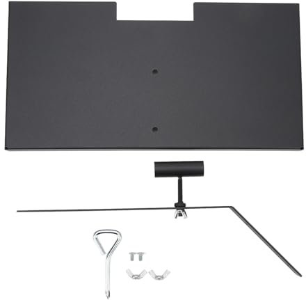 Gedenkstein-Halter, Grabstein-Ständer, Markierungshalter aus Eisen, Lichtbeständig, Einfache Montage, Matte Oberfläche, Abflussloch, Gedenkstein-Plakettenständer für Geliebte Haustiere