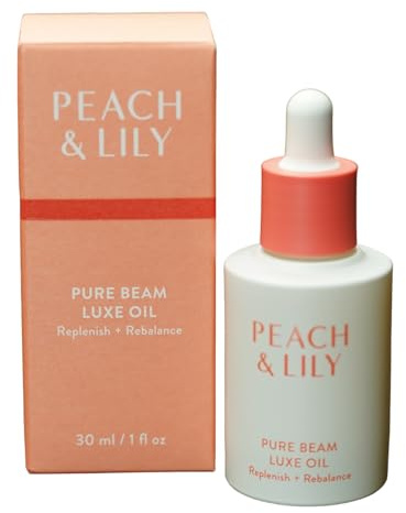 Peach & Lily Pure Beam Luxe Oil | 100% Natural & Vegetable | Nourishing Skan, Jojoba and Sea Buckthorn | Formula Rich in Cold Pressed Antioxidants | 30ml