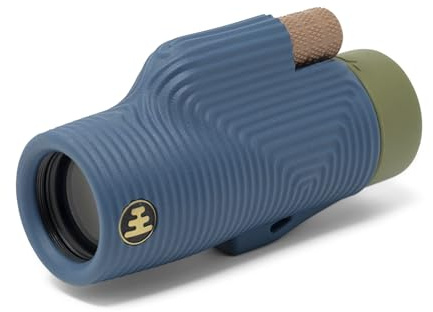 Nocs Provisions Zoom Tube 8x32 Monokular-Teleskop | Leicht, kompakt, 8-fache Vergrößerung, breites Sichtfeld für Vogelbeobachtung, Jagd, Wandern und andere Outdoor-Aktivitäten - Indigo Blue II