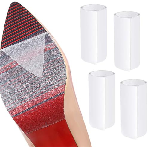 LEEQ Almohadillas Adhesivas Transparentes para Zapatos - Protector De Suela De Zapatos 25 * 10cm, Autoadhesiva Pegatina de Suela Transparente(4 pcs)