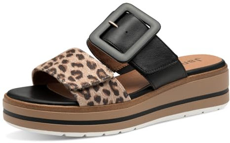 Jana Damen 8-27271-42 Mule, Leopard, 39 EU