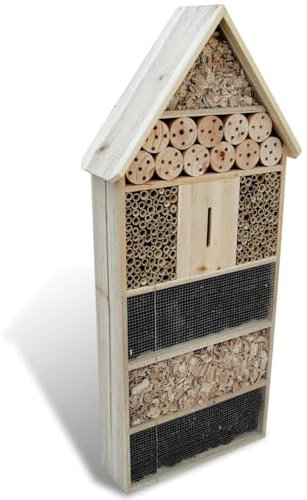 Homgoday Hotel para insectos XXL 45,5 x 15 x 99 cm, muebles de interior/exterior