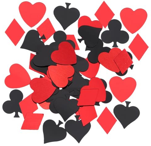 SOIMISS Decorazioni per Feste Scarti di Poker Colorati 90G Decorazioni Sparsi Sul Tavolo per Matrimoni e Compleanni Ritagli Creativi per Tavolo e Inviti