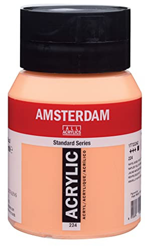 Amsterdam Standard Series Acrylfarbe Flasche 500 ml Neapelgelb Rot 224 (17722242)