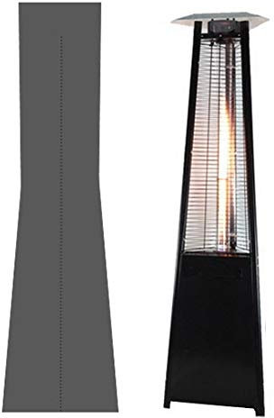 HBCOLLECTION® Housse respirante 225cm pour parasol chauffant brasero chauffage extérieur