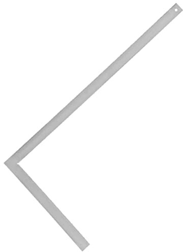 Karl Dahm Escuadra de Mampostería sin Tope, 1000 mm I Escuadra de Metal Plana para Alinear y Marcar Ángulos Rectos – 11282