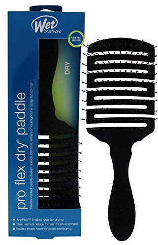 Wet Brush Pro Flex Dry Paddle Brosse à Cheveux Noir pour Unisexe 1 Unité