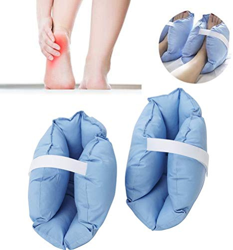 Cojín de Apoyo para el Tobillo, Almohadilla de Apoyo para los pies, Suave y Ajustable, Protector de Tobillos para Mantener el Calor y aliviar Las úlceras en la Cama, Dolor de presión y alivi