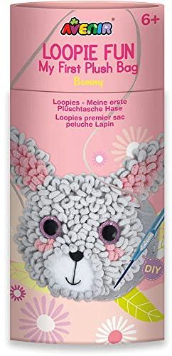 Avenir Kit de Couture pour créer Un Sac en Forme de Lapin - 15 cm - Comprend des Fils, Un Rembourrage et Une Aiguille à Tricoter en Plastique - À partir de 6 Ans - Kit de Bricolage pour Vos Enfants