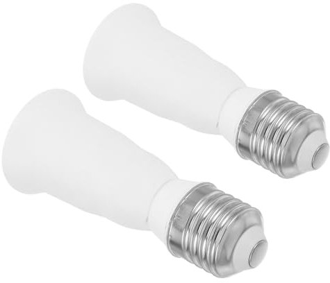 Gadpiparty 2stücke Teiliges Lampenfassung Verlängerung Hitzebeständiger Lichtsockel-adapter Für Deckenlampen Kompatibel Vielseitiger Einsatz Für Wohn Gewerberäume