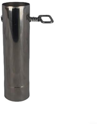 Tuyau de poêle à bois en acier inoxydable, 60 mm de diamètre, pare-étincelles, pour cheminée extérieure, barbecue, protection contre la chaleur