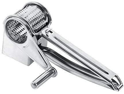 Grattugia Per Formaggio, Utensile Da Cucina Multifunzione Rotante Portatile Grattugia Per Formaggio In Acciaio Inossidabile 1 Batteria Utensile Per Tagli a Fette Utensili Da Cucina Multiuso