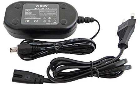 vhbw Kamera-Netzteil Netzkabel kompatibel mit JVC GR-DX57E, GR-DX57EK, GR-DX67, GR-DX67E, GR-DX67EK Kamera, Digitalkamera, DSLR, 2m