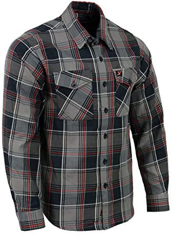 Milwaukee Läder Herr MNG11658 Flanell Långärmad Flerfärgad, mång, L