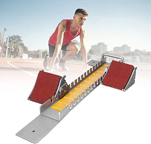 COYEUX Track and Field Starting Blocks, School and Training Starting Block, Suitable For Plastic Track, Adjustable Aluminum Alloy Track And Field Sports Equipment