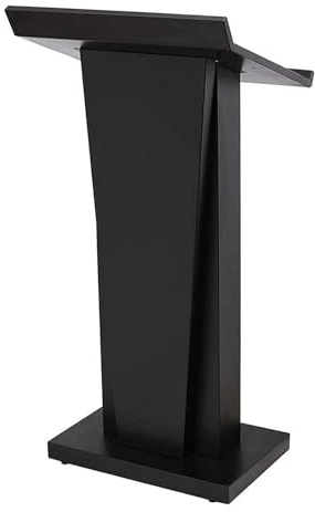 Roedax Rednerpult Tragbare Rednerpulte, Metall-Podiumsständer mit offener Aufbewahrung, Empfangstheke, moderner Konferenztisch, einfaches Stehpult Mode