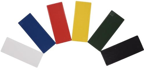 SKIR'CO Cuñas planas de plástico de 1 a 6 mm, empaquetadoras de acristalamiento de 40 x 100 mm, espaciadores de marco, empaquetadoras de marcos de puertas y ventanas (mezcla 4)