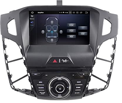 JINFOLI Multimediale GPS Navigation Stereo 1 Din Car Radio DSP 4G64G WIFI Android 10.0 Car DVD Player Adatto, for Ford, for Focus, 2012 2013 2014 Impianto audio stereo per auto(NO DSP)
