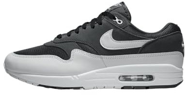 NIKE Air MAX 1 ESS, Sneaker Hombre, Off Noir Vast Grey White Black, 44 EU