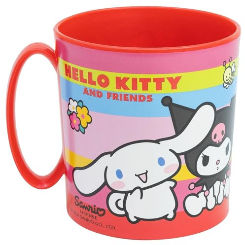 Stor Hello Kitty and Friends Tasse en plastique réutilisable pour micro-ondes 390 ml