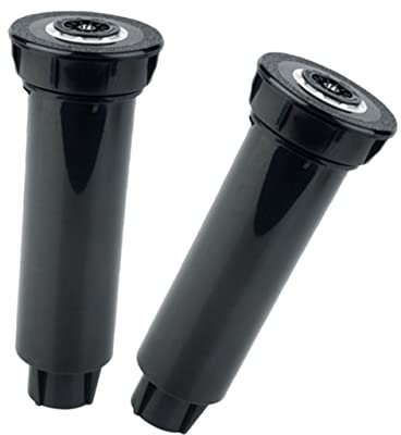 TOYANDONA Irrigatore Rotante Automatico Da Giardino Interrato Ugelli Regolabili, 2 Pezzi in Plastica Abs, Filtro Integrato Per Irrigazione Precisa Di Prato e Giardino