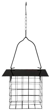 Comederos para Pájaros de Exterior,Alimentador de Metal para Colibríes,Soporte Colgable para Comida De Aves - para Jardín Balcón Patio y Terraza