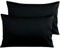 NTBAY 500 Fadenzahl ägyptischer Baumwolle 40x80 cm Kissenbezug, 2er Set Kopfkissenbezug, Superweicher Premium und Gemütlich Kissenhülle, Schwarz