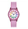 Cander Berlin MNA 0130 D Kinderarmbanduhr Klettverschluss Armbanduhr Mädchen 3 ATM wasserdicht Lernuhr analog pink