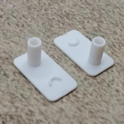 ULEIVA Ersatz Clip 2 Stck Weiss kompatibel mit Kermi Typ 11-33 ZK00070001 Rechts Links Heizkörperverkleidung