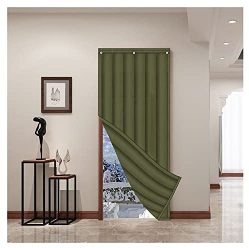 Cortina aislante térmica, kit de puerta de garaje resistente al frío, paneles acústicos, cortina de puerta impermeable, división de aire acondicionado para dormitorio, solución de ahorro de energía