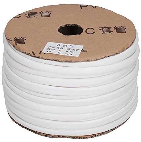 Fafeicy Tubo Segnafili, Custodia Flessibile in PVC, Etichettatura Efficace, Finitura Resistente Alla Corrosione per Cavi, Compatibile con Modelli da 8 Mm2
