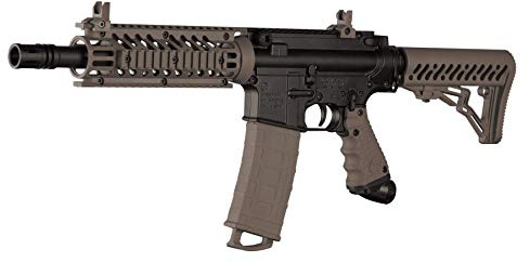 Tippmann TMC MAGFED Paintball Marker, Black/Tan