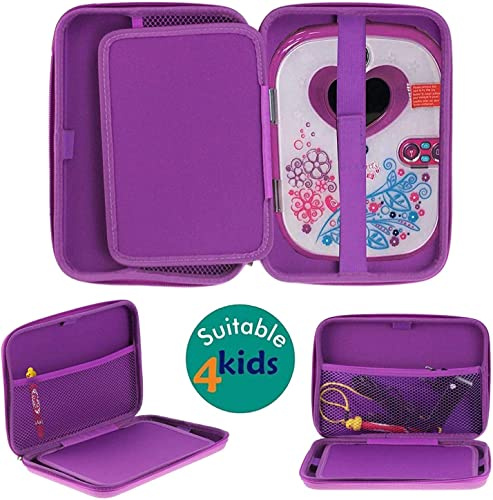 Navitech Purple Hard Protective EVA Case Compatible With VTech Secret Safe Diary Light Show
