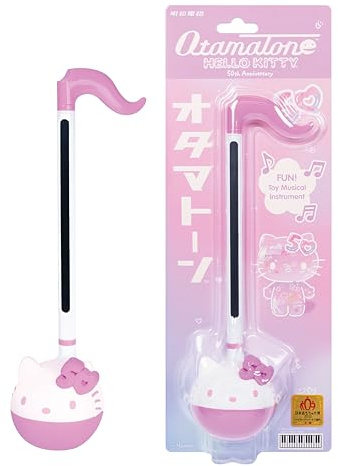 Otamatone Special Edition Sanrio Hello Kitty 50th Anniversary Electronic Portable Music Instrument / Synthesizer Toy from Japan (Limited Edition) [English Instructions]