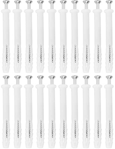 Tornillo de Expansión, Kit de Tubo de Tornillo de Expansión Diseño Curvo para Concreto Piedras Densas Naturales, Ladrillos, Ladrillos de Mortero, Concreto Liviano y Ladrillos