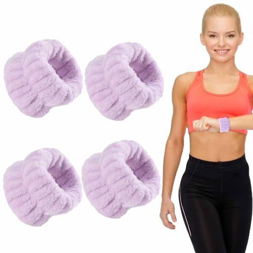 Bandas De Sudor De Muñeca Hombres, Bandas De Muñeca, Bandas De Sudor, Bandas De Toalla De Muñeca De Microfibra - 4pcs Bans Cannchies Para Lavar Las Vendas Para El Sudor De La Muñeca Absorbentes