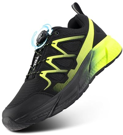 TDDT Scarpe Donna Sneakers Running Uomo Ginnastica Scarpe da Corsa Trekking Trail Sportive Fitness Correre Running Shoes Sport Camminare Verde EU 41