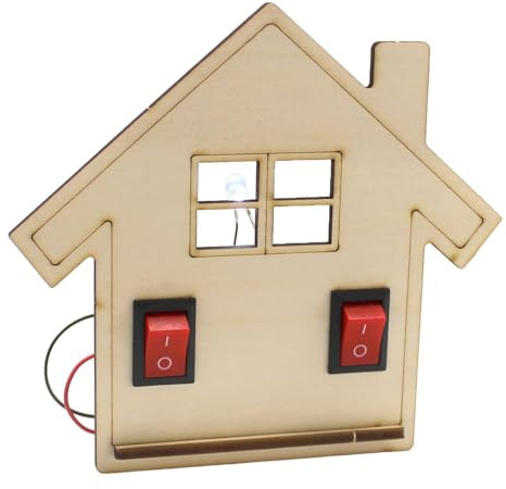 Sharplace Double Control Model Technology Toy DIY Material Basic Physic Science Wooden Kit for School Children Primary