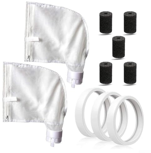 Kit de pièces de nettoyage de piscine Polaris avec sacs en maille de nylon K13 K16 pour pneus 360 380 et C10 pour modèles 180 280 360 380 avec tuyau de balayage pour un nettoyage efficace